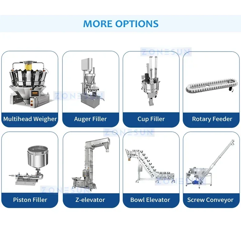 Food Snacks Packaging - ZONESUN ZS-VPM16 Rotacyjna maszyna do pakowania