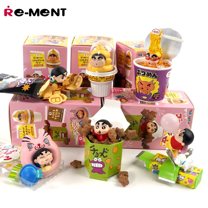 Food Snacks Packaging - Figurki Re-ment Crayon Shin-chan Super Satisfying