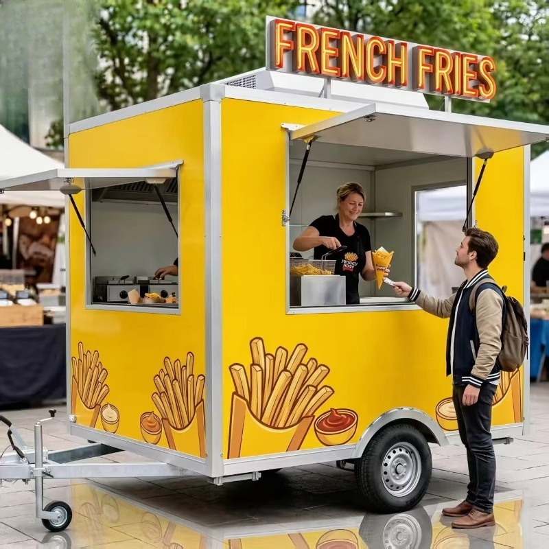 Food Snacks To Sell - Mobilny wózek do sprzedaży przekąsek na