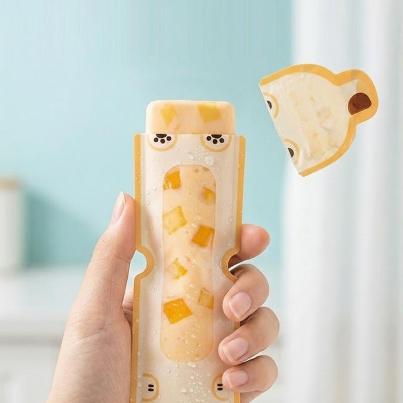 Homemade Food Snacks - 20 szt. Urocze, kreskówkowe torebki DIY