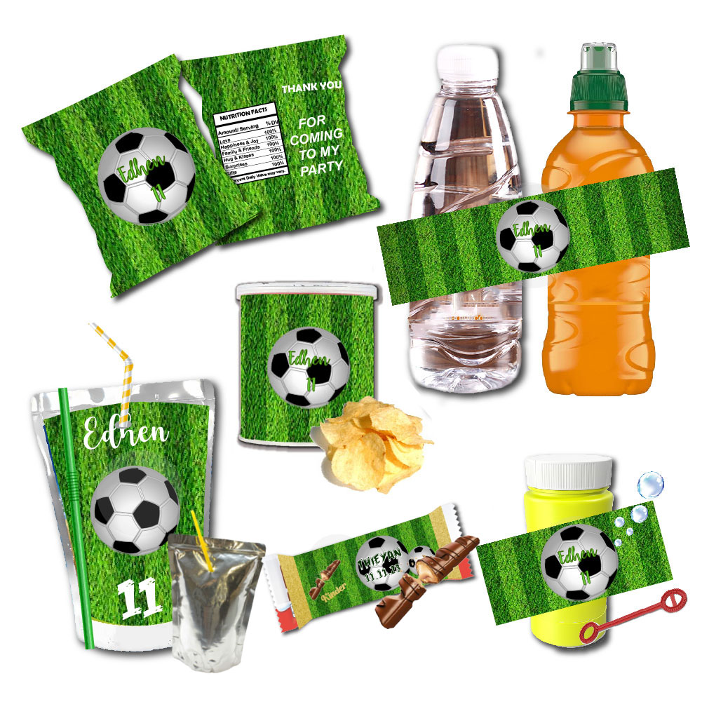 Food Snacks Packaging - Etykieta na butelkę z wodą z