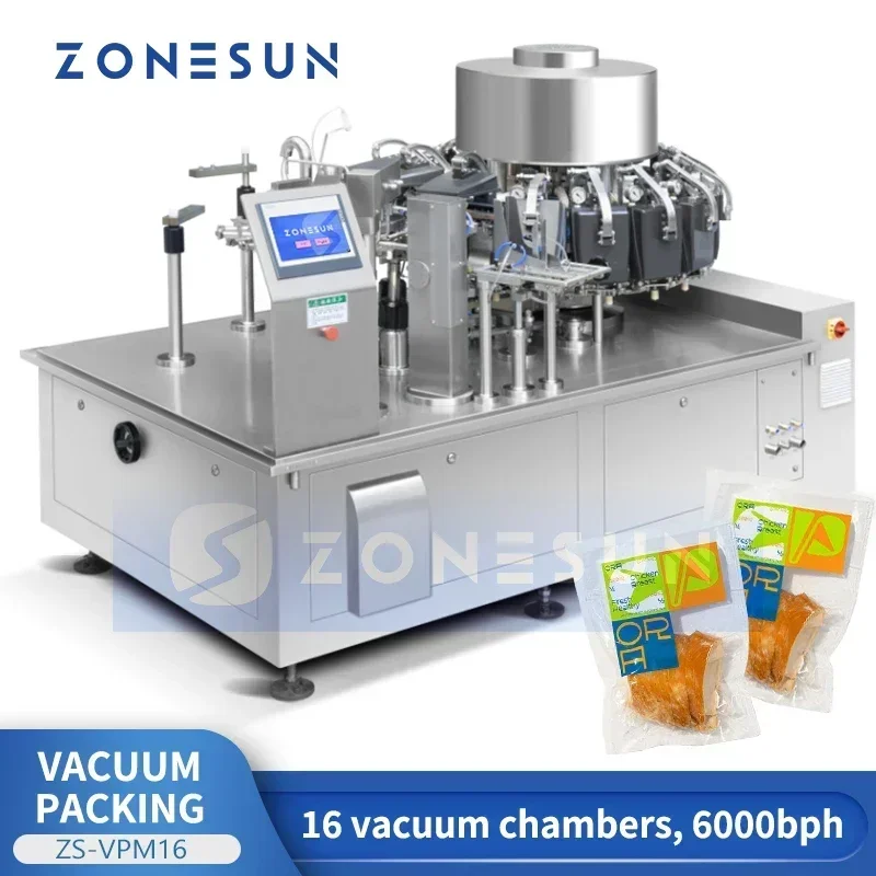 ZONESUN ZS-VPM16 Rotacyjna mas – Food Snacks Packaging recenzja i cena