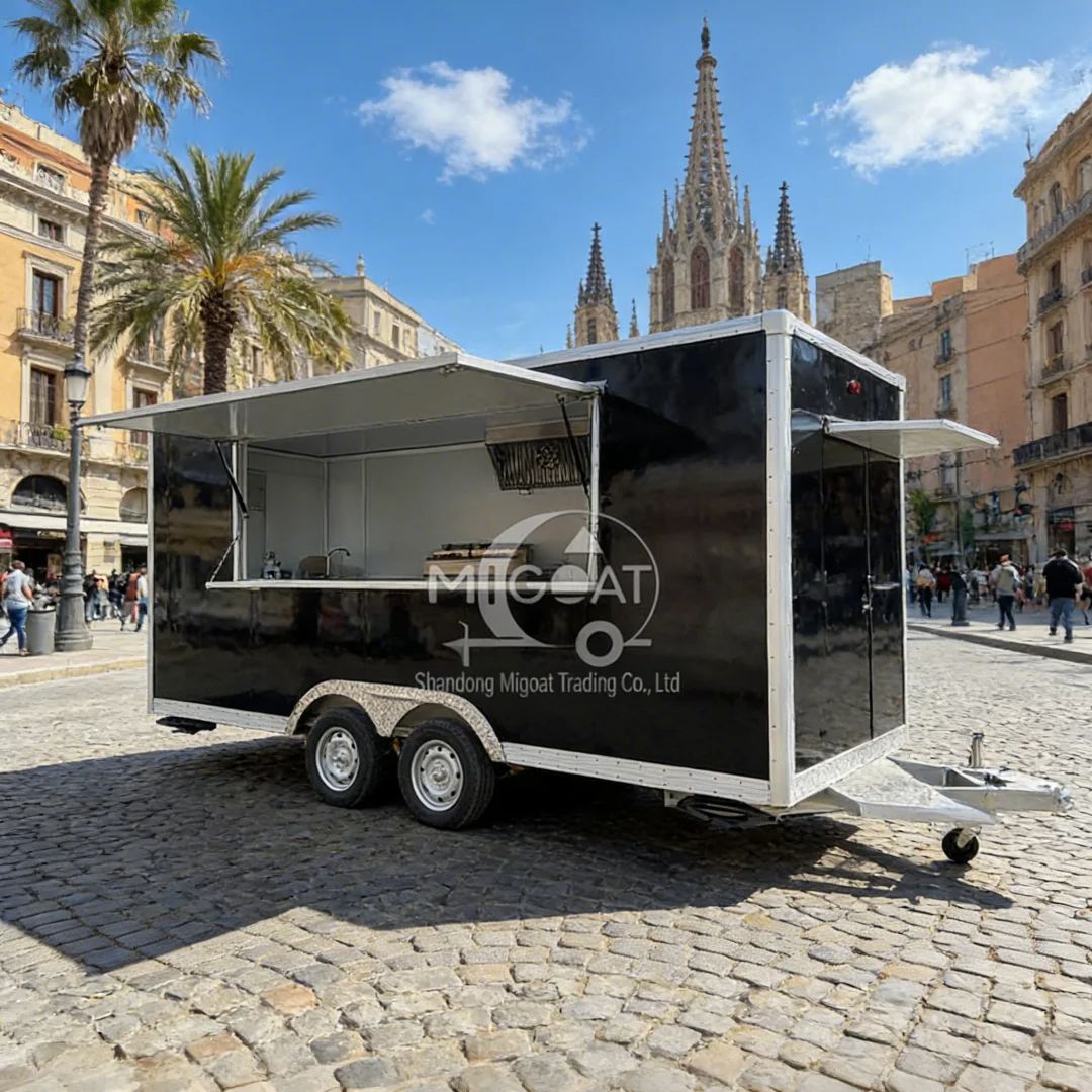 Komercyjny mobilny wózek gastr – Food Snacks To Sell recenzja i cena