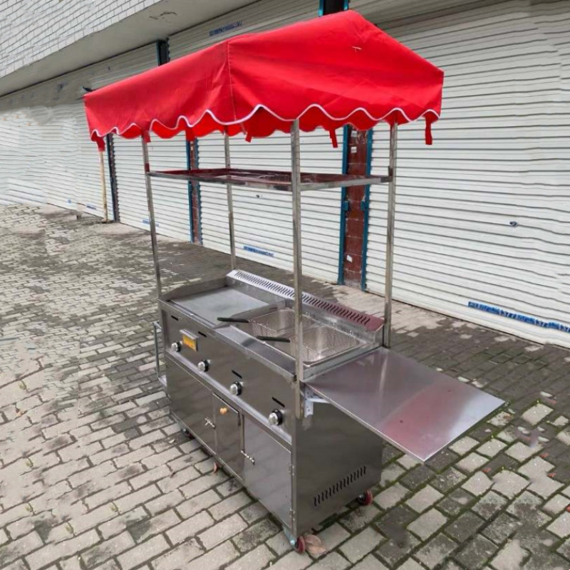 Wielofunkcyjny mobilny wózek z – Food Snacks To Sell recenzja i cena