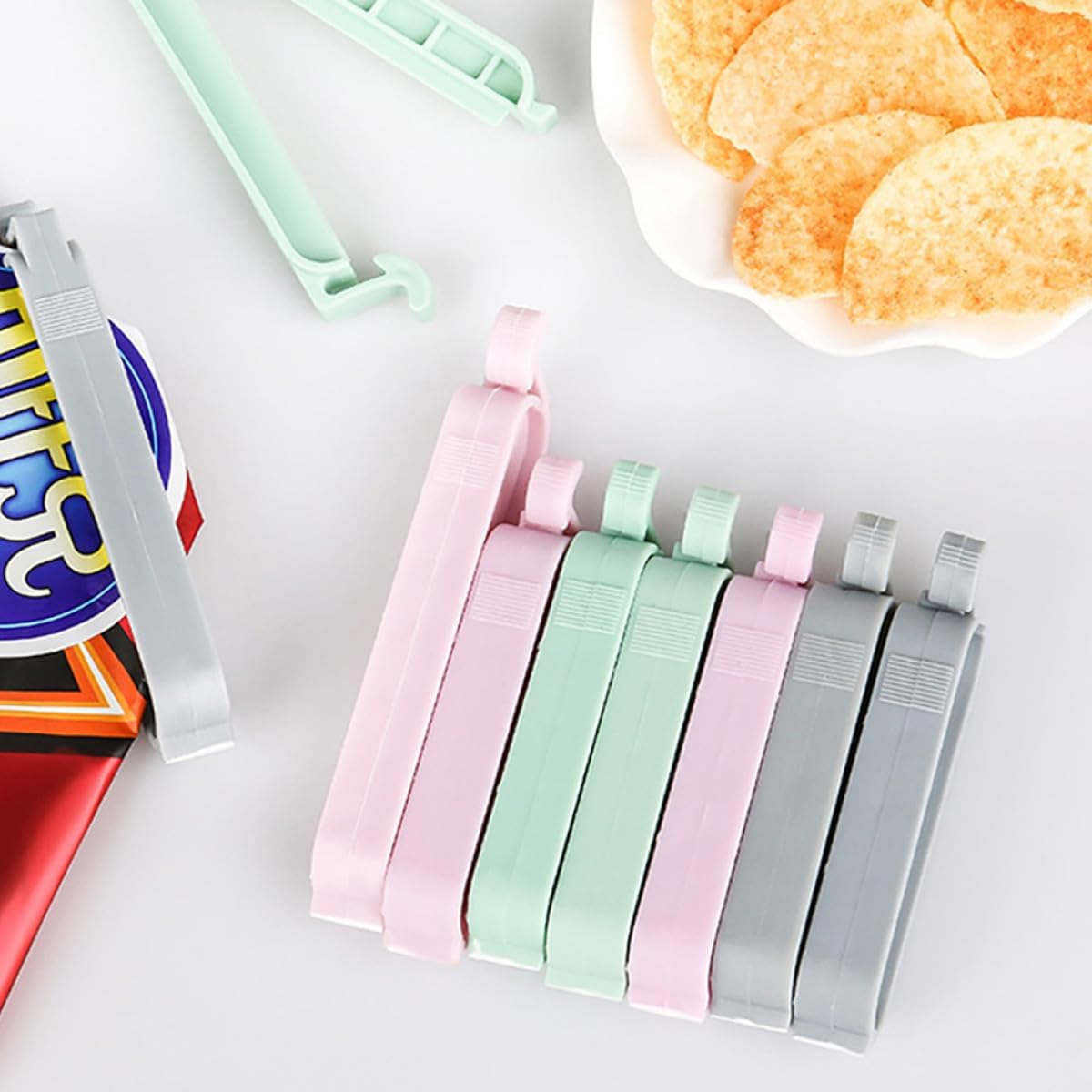 12 szt. Plastikowe klipsy do z – Food Snacks Packaging recenzja i cena