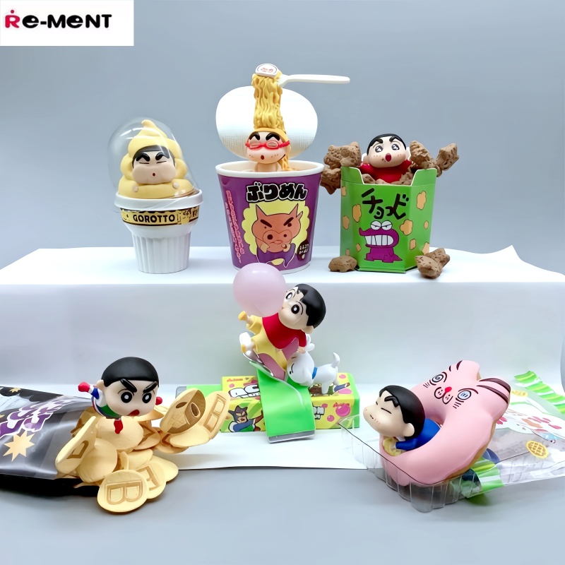 Figurki Re-ment Crayon Shin-ch – Food Snacks Packaging recenzja i cena